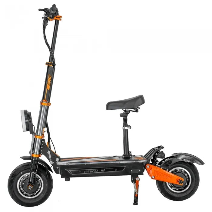 Hulajnoga elektryczna BOYUEDA M2, podwójny silnik 10000W (2×5000W), prędkość maks. 95 km/h, bateria 72V 40Ah 2880Wh, zasięg 150 km, hydrauliczne hamulce tarczowe.