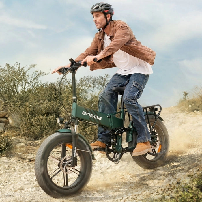 Składany rower elektryczny ENGWE ENGINE Pro 2.0, grube opony 20*4,0 cali, moment obrotowy 75Nm, bateria 52V 16Ah