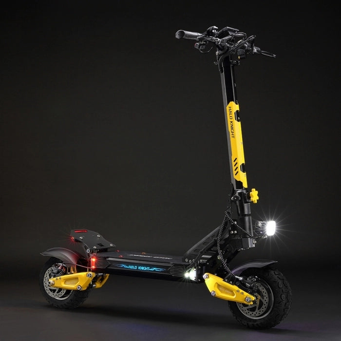 Hulajnoga Elektryczna Halo Knight T102 Pro - Silnik 1200W*2 Bateria 52V 28,8Ah Opony 10 cali Maksymalna Prędkość 65km/h Zasięg 58km