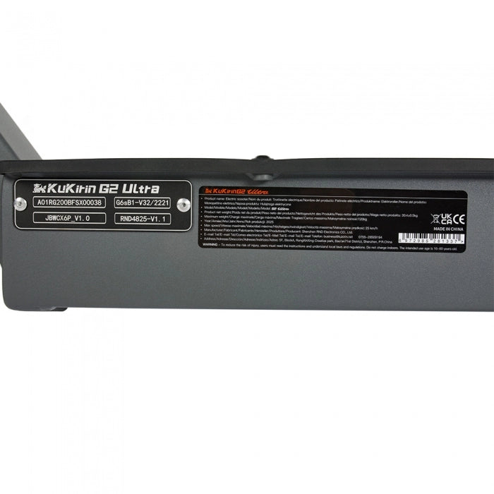 Hulajnoga elektryczna KuKirin G2 Ultra, silnik 800 W*2, akumulator 48 V 18 Ah, opony 10 cali