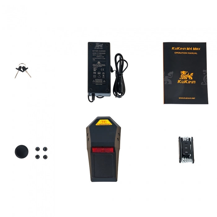 Hulajnoga elektryczna KuKirin M4 Max, silnik 800W, bateria 48V 18Ah, 10-calowe opony, maks. prędkość 45km/h