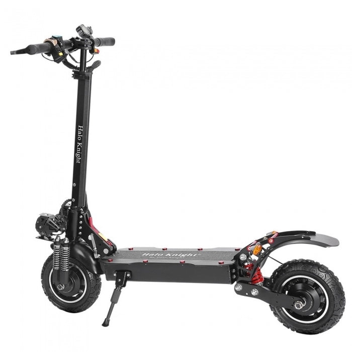 Halo Knight T104 Electric Scooter, 10-inch Off-road Tyres, 52V 1000W*2 Motor, Max. speed 65km/h - Black