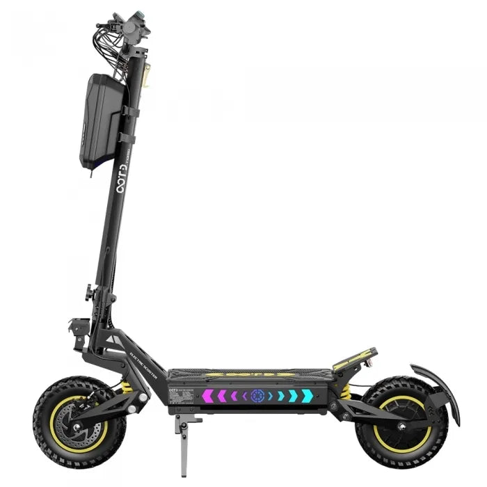 OOTD T10 Pro Hulajnoga elektryczna, silnik 2×1300W, akumulator 52V 23,4Ah, hydrauliczne hamulce tarczowe, opony 11 cali, maksymalna prędkość 65 km/h, zasięg 70 km
