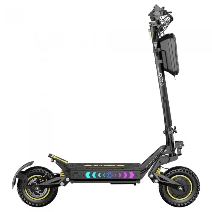 OOTD T10 Pro Hulajnoga elektryczna, silnik 2×1300W, akumulator 52V 23,4Ah, hydrauliczne hamulce tarczowe, opony 11 cali, maksymalna prędkość 65 km/h, zasięg 70 km