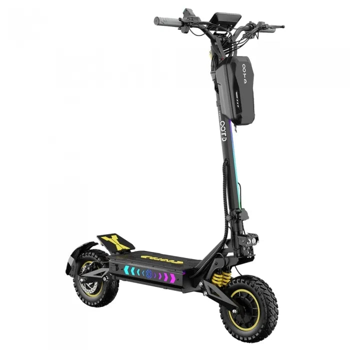 OOTD T10 Pro Hulajnoga elektryczna, silnik 2×1300W, akumulator 52V 23,4Ah, hydrauliczne hamulce tarczowe, opony 11 cali, maksymalna prędkość 65 km/h, zasięg 70 km