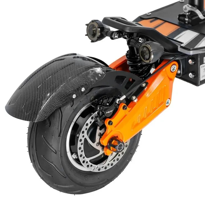 Hulajnoga elektryczna BOYUEDA M2, podwójny silnik 10000W (2×5000W), prędkość maks. 95 km/h, bateria 72V 40Ah 2880Wh, zasięg 150 km, hydrauliczne hamulce tarczowe.