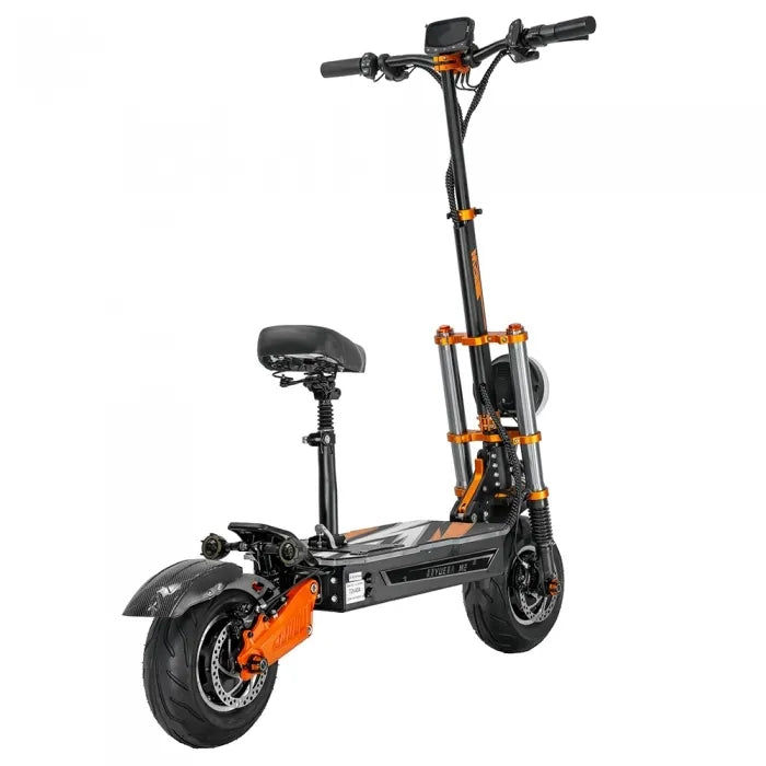 Hulajnoga elektryczna BOYUEDA M2, podwójny silnik 10000W (2×5000W), prędkość maks. 95 km/h, bateria 72V 40Ah 2880Wh, zasięg 150 km, hydrauliczne hamulce tarczowe.