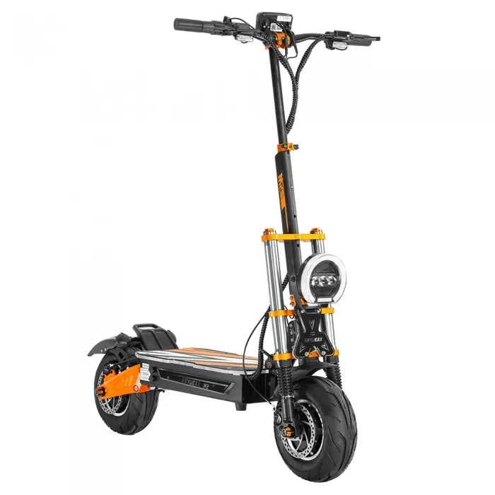 Hulajnoga elektryczna BOYUEDA M2, podwójny silnik 10000W (2×5000W), prędkość maks. 95 km/h, bateria 72V 40Ah 2880Wh, zasięg 150 km, hydrauliczne hamulce tarczowe.