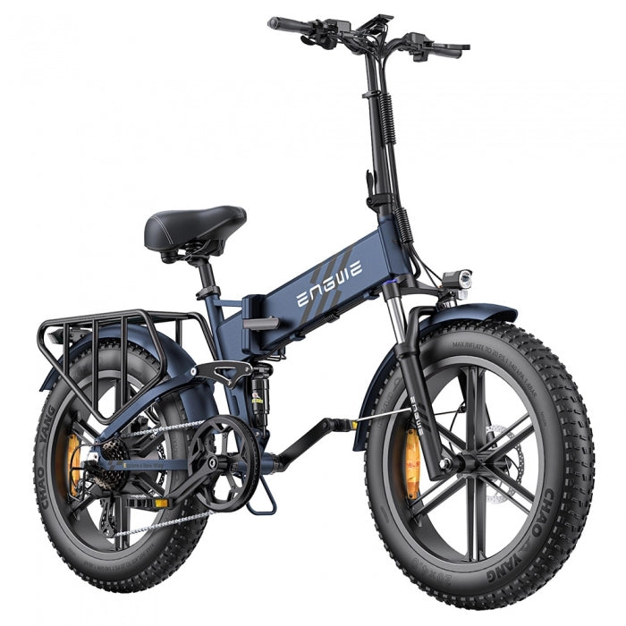 ENGWE ENGINE Pro 2.0 Folding Electric Bike, 20*4.0 Inch Fat Tire, 75Nm Torque, 52V 16Ah Battery, 25km/h Max Speed, 100km Range