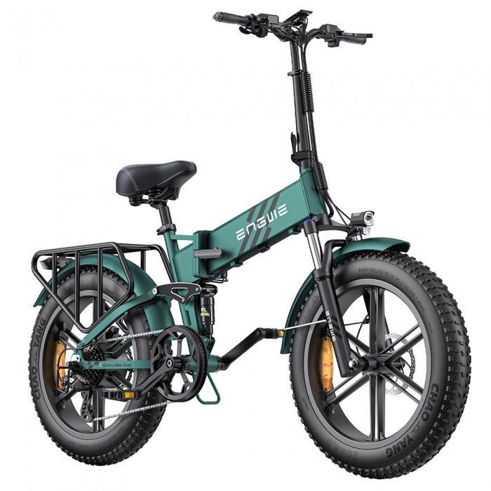 ENGWE ENGINE Pro 2.0 Folding Electric Bike, 20*4.0 Inch Fat Tire, 75Nm Torque, 52V 16Ah Battery, 25km/h Max Speed, 100km Range