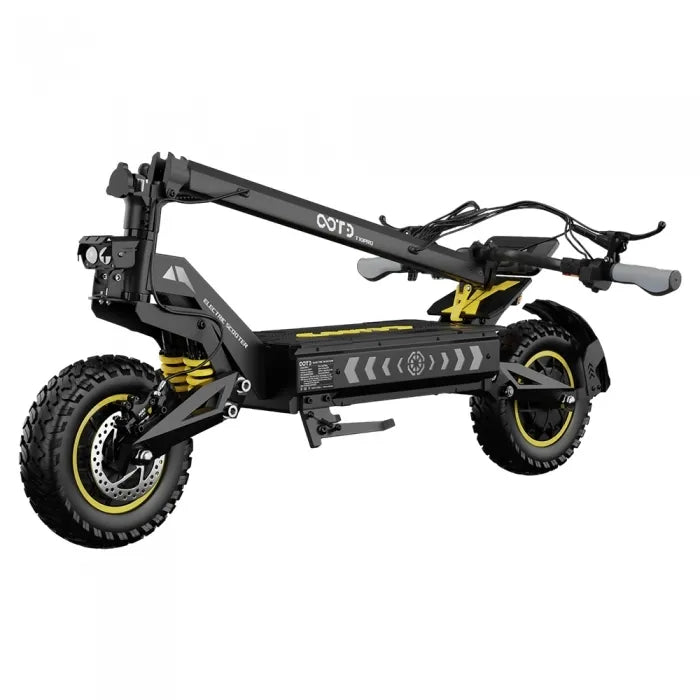 OOTD T10 Pro Hulajnoga elektryczna, silnik 2×1300W, akumulator 52V 23,4Ah, hydrauliczne hamulce tarczowe, opony 11 cali, maksymalna prędkość 65 km/h, zasięg 70 km