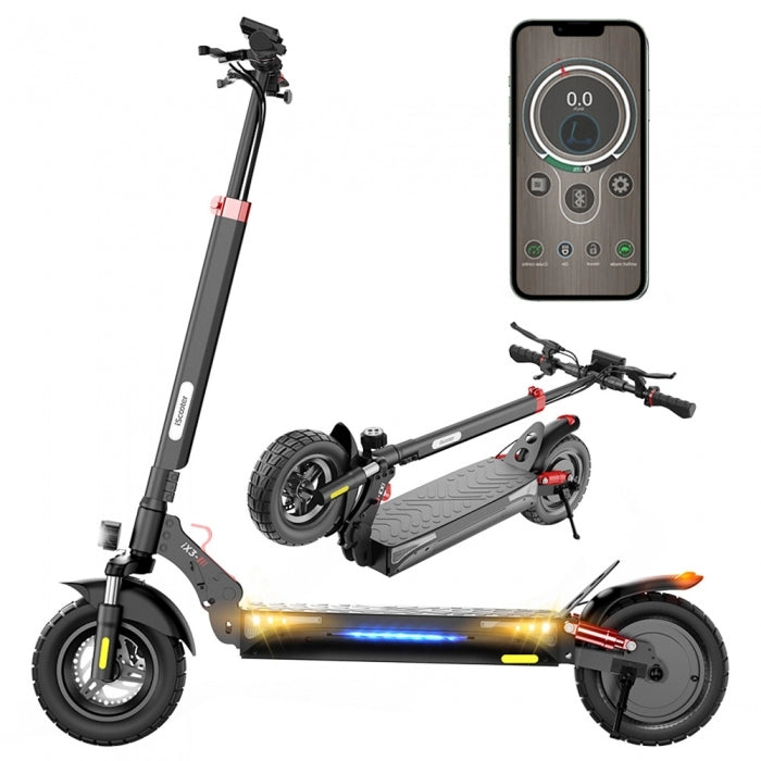 iScooter iX3 Electric Scooter, Tubeless 10-inch off-road pneumatic tyres, 800W Motor, 10Ah Battery