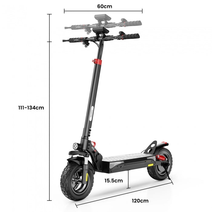 iScooter iX3 Electric Scooter, Tubeless 10-inch off-road pneumatic tyres, 800W Motor, 10Ah Battery